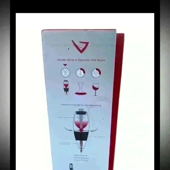 Vinturi red wine aerator set with tower new - Picture 2 of 3
